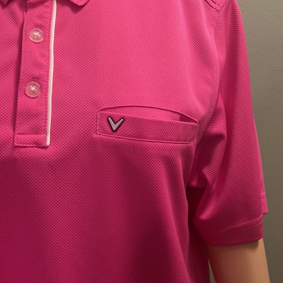 Pink Callaway golf polo size medium! - Picture 2 of 6